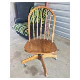 Oak Swivel Chair