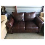 High Quality Leather Loveseat