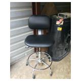 Swivel Stool with Wheels