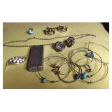 Misc Jewelry Lot with Lighter