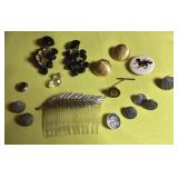 Pins and Vintage Buttons