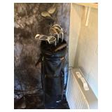 Set of Arnold Palmer Golf Clubs and Bag