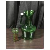 Lot of Green Glass