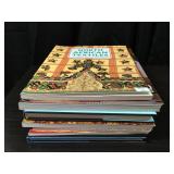 Stack of Fantastic Books.most about textiles