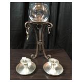 Three Candle Holders