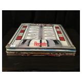 Stak of Vintage Rock n Roll Vinyl