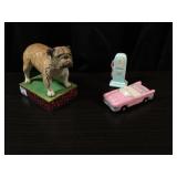 Bulldog and Salt and Pepper Shakers