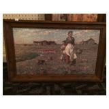 Vintage Print on Canvas