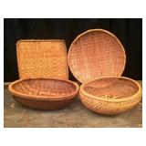 Nice Woven Baskets Bamboo and Rattan