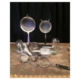 Strainers, Funnels Etc