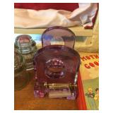 Purple Glass Wall Brackets