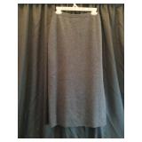 Eileen Fisher Italian Yarn Charcoal Skirt