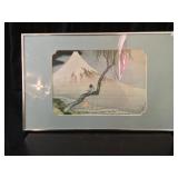 Framed Mt Fuji Print 21X14