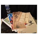 Collection of Pages and Smaller Prints