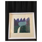 Numbered Art Print 21X21