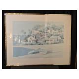 Framed Coastal Print 28X22
