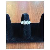 Genuine Diamond and White Gold Ring