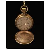 American Watch Co Hand Engraved 1865