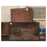Two Old Wood Crates