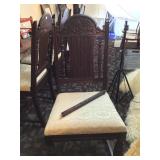Antique Side Chair Missing Stretcher