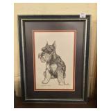 Framed Print of Scitty Dog