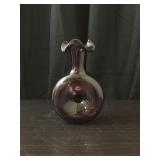 Blenko Purple Glass Vase