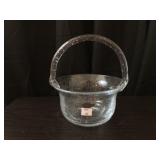 Blenko Glass Basket