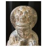 Heavy Stone Antique Bhuddah Statue