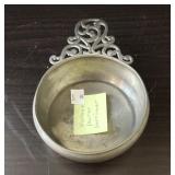Vintage Pewter Porringer