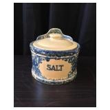 Pfaltzgraf Spongeware Salt Box