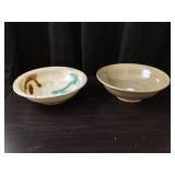 Two Pottery Bowls