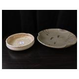 Two Signed Pottery Pieces