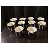 10 Mingei Pottery Tea Cups