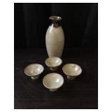 Handmade Mingei Sake Set