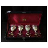 Corbell and Co Silver Plate Cordial Cups
