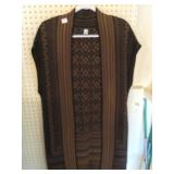 Knee Length Vest by Peruvian Connection