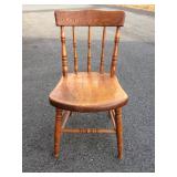 Old Oak Chair With Nice Grain