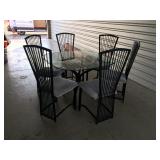 Glass Table and Chairs