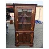 Henkel Harris Mahogany Corner Cabinet