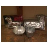 Chocolate Molds from Germany and tin ware