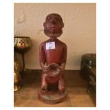 Carved Wood Ethnic Figure