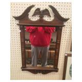 Mirror looks like wood but it is plastic