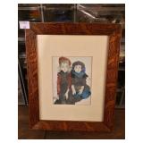 Small Oak Framed Print