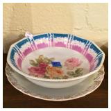 Plate and a bowl