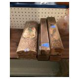 Old Doll Box and 4 Music Rolls