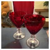 Two Ruby Glasses
