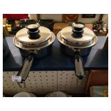 Two Brand New Vintage Amway Queen Pots