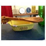 Wood Utensils and a small casserole