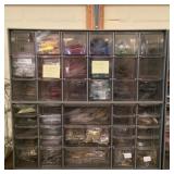 Cabinet Full of Jewelry making Supplies