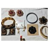 Earrings, Pins and Bracelets